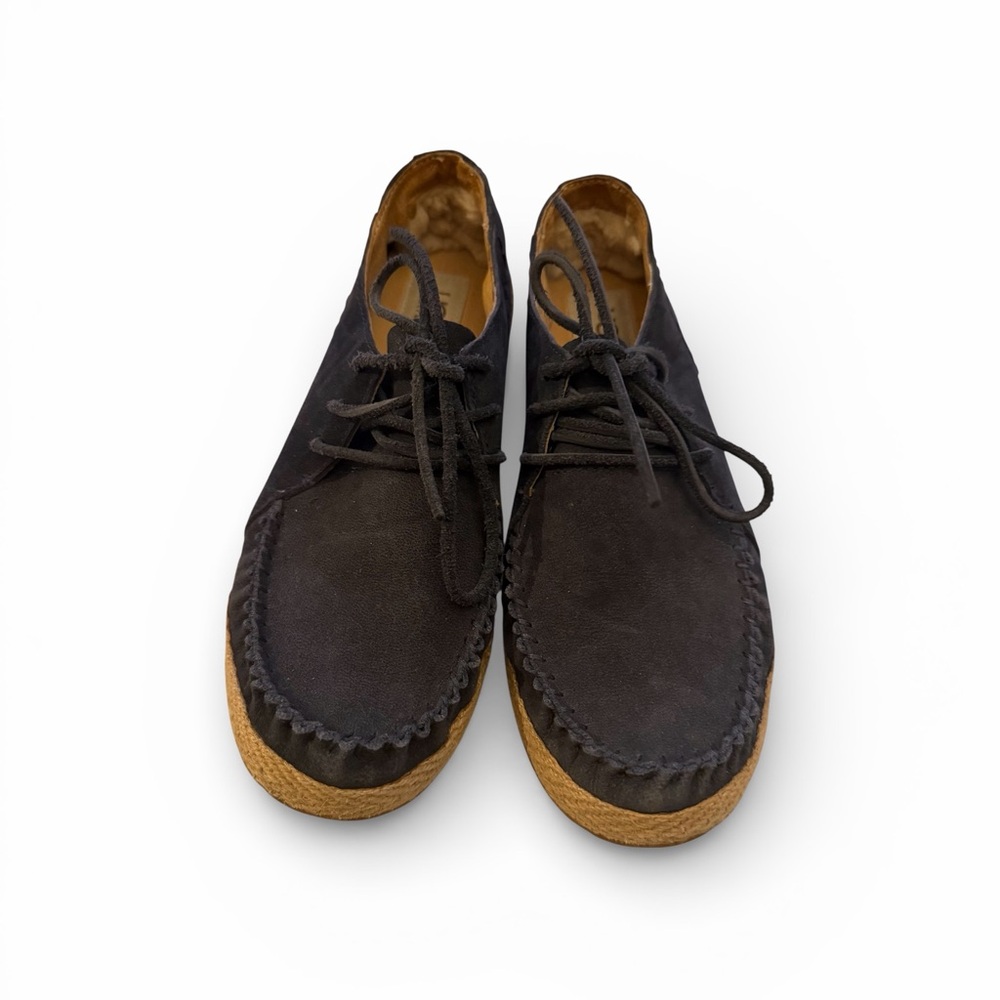 UGG AUSTRALIA navy blue Label moccasin